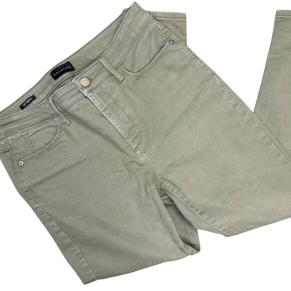 Talbots 5 pocket Stretch Jegging in Laurel Green Size 6P - Picture 3 of 7